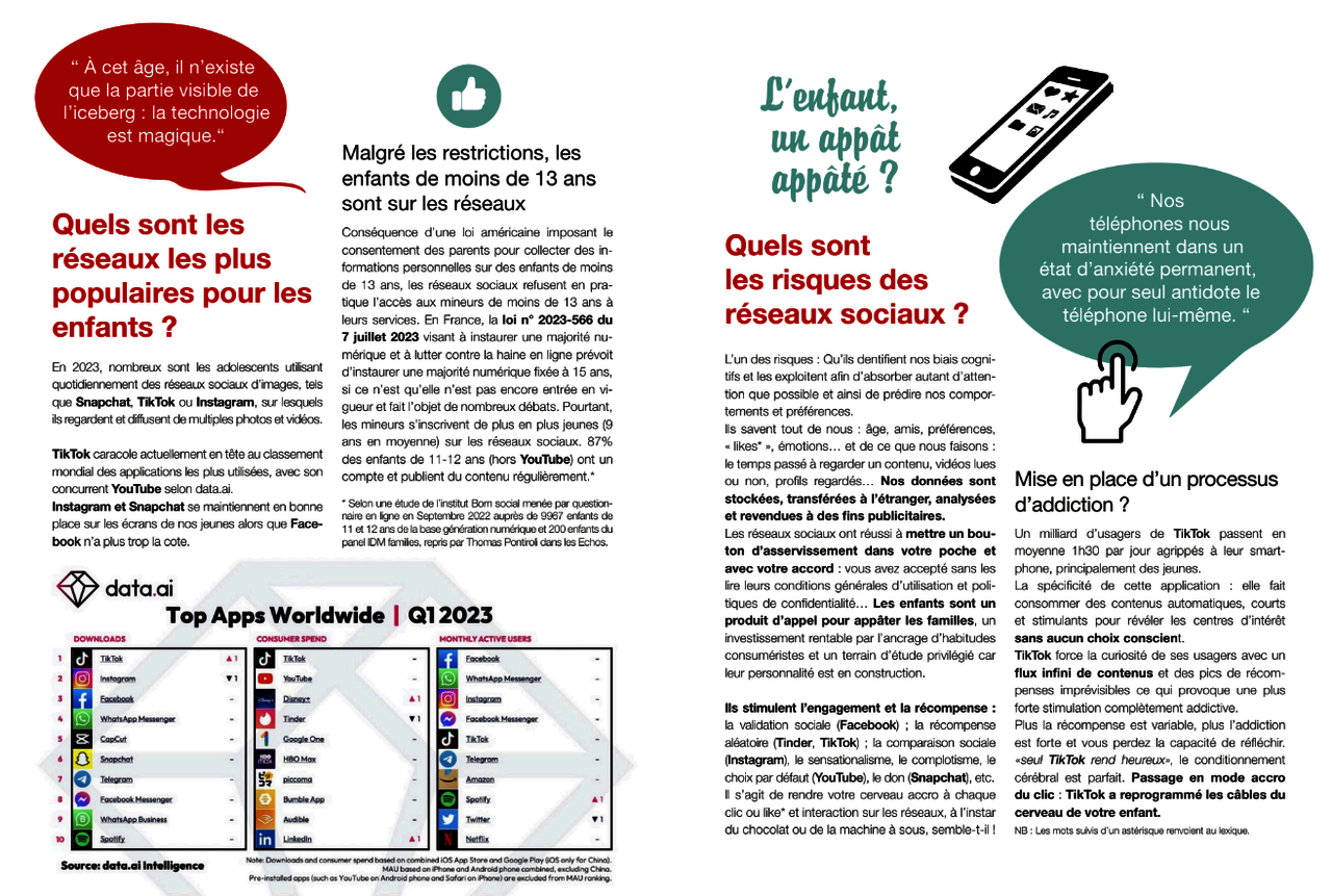 Risques des réseaux sociaux, Guide des Réseaux sociaux, Data Ring